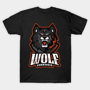 Wolf Commander Ultimate Gaming Champion OG Player | Gamer 4 Life T-Shirt